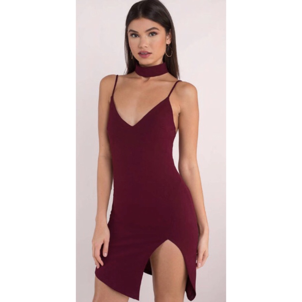 Tobi plum party dress